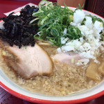 ぐりとんぼ - 燕三条ラーメン、九条ねぎ増し