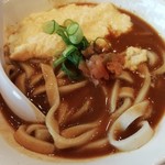 たまごカレーうどん カレタマ - 男は黙って辛口だぜ