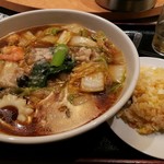 南国亭 - 海鮮麺　チャーハンセット　820円