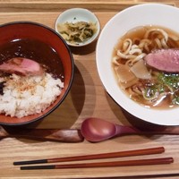 博多 鴨すき 鴨しゃぶ なかもぐろ - 鴨カレー丼と鴨うどんセット