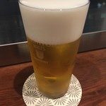 鉄板焼 日和 - 昼ビール最高！