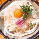手打ちうどん 上を向いて - 