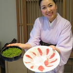 祇園 にし - 女将さんがプレゼン