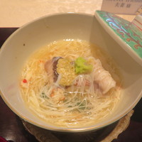 祇園 にし - グジの酒蒸し雲丹の餡かけ