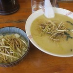 麺屋 味蔵 - ネギ塩ラーメン　ねぎまんま（￥850）