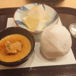 馬車道 大かわ - 甘味三点