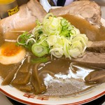 ラーメン麺雅 - 濃口煮干し(魚粉なし)中(一玉)¥700