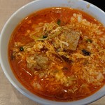 よいちつけ麺研究所 - ランチはご飯が無料なので（嬉♪）〆はクッパで頂きます！これもウマイ！