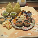 日本料理 潤花 - 焼き物八寸１