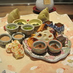 日本料理 潤花 - 焼き物八寸２