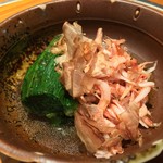 海鮮・寿司居酒屋 七福 - 菜の花と桜海老のおひたし