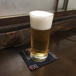 豚しゃぶ しくら - 生ビールはサッポロ黒ラベル（500円）