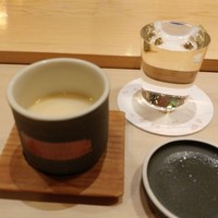 鮨 しゅん輔 阿佐ヶ谷 - 冷酒＆蛤吸い