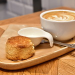 フェブズ コーヒー&スコーン - モーニング スコーンセット@650円