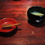 潤菜 どうしん - 栗羊羹とお抹茶