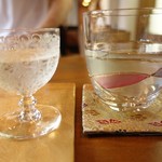 白金台こばやし - 日本酒グラス＆和らぎ水