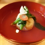 白金台こばやし - 帆立の真薯