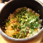 白金台こばやし - 甘鯛とカラスミの土鍋ご飯