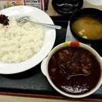 松屋 - ハンバーグカレー大盛