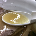 麺屋 のらくま - 塩らーめんスープ