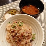 禅紫 - 土鍋御飯(ホタルイカ)