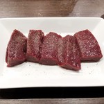 Sumibiyakiniku Fujita - 絶品塩レバー650円。