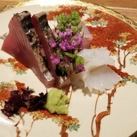 祇園 にし - お造り
                      ②ケンケン鰹(活き〆放血鰹)
                      ③紋甲烏賊
                      ④石鯛(口黒)（3kg超)