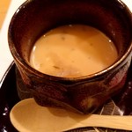 銀灯 - 桜の茶碗蒸し(お通し)