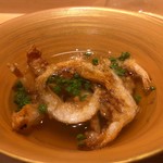 鮓職人 秦野よしき - 白エビ 花山椒