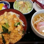 丸喜 - カツ丼 うどんセット