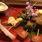 銀座 しのはら - 二本の串で