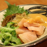 Nangoku Shokudou Chimudondon - 黒カジキとモズクの酢味噌和え