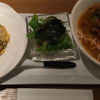 中国料理 大湖苑  - 担々麺 ( ´θ｀) 焼きめし(ミニ) セット