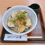 手打ちそば小菅 - 揚げナスの冷たい蕎麦