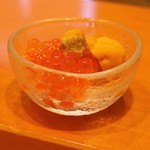 鮨 井上 - イクラと雲丹