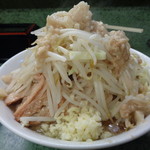 ラーメン二郎 - 小豚/野菜・にんにく・あぶら固まり