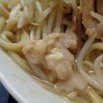 ラーメン二郎 - あぶらもぷるん