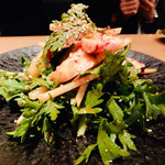 Shirogane No Tatsuko Kajin - タコと春菊のサラダ　1,200円