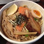 しゃけつけ麺　麺アップ