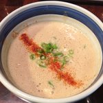 麺や庄の - しゃけつけ麺　つけダレ