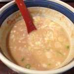 麺や庄の - 割スープ