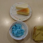 お祭り一番館 - チーズケーキとラムネシャーベット