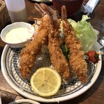 大成 - 海老フライ定食（税抜き1280円）