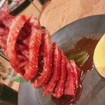 Yakiniku Toraji - ダイヤモンドカットカルビ＠1680円