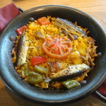 ラ ガジェガ - イワシとトマトのパエリア