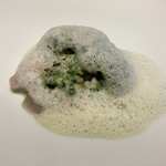 レフェルヴェソンス - 雪の下(鰆、蛤とスティックセニョール、金柑と生姜)