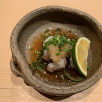 すし乾山 大阪北新地店 - たこ吸盤の酢の物