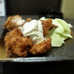 つかふき屋 - 地鶏もも唐揚げ サワークリーム掛け