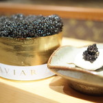 鮨 尚充 - 白子にキャビア
