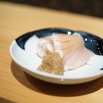 鮨 尚充 - 明石のサワラを山わさびで